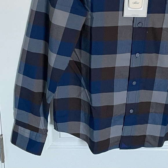 New! Untuckit Piemonte Slim Fit Plaid Shirt nwt 35509 - Picture 3 of 14